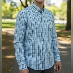 Simply Southern | Live Like a Local Cotton Blend Button Down Plaid Shirt